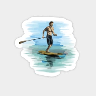 Standup paddleboarding Sticker